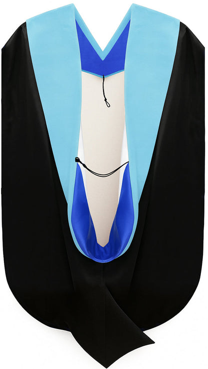 Doctor of Education Hood - Royal Blue & White