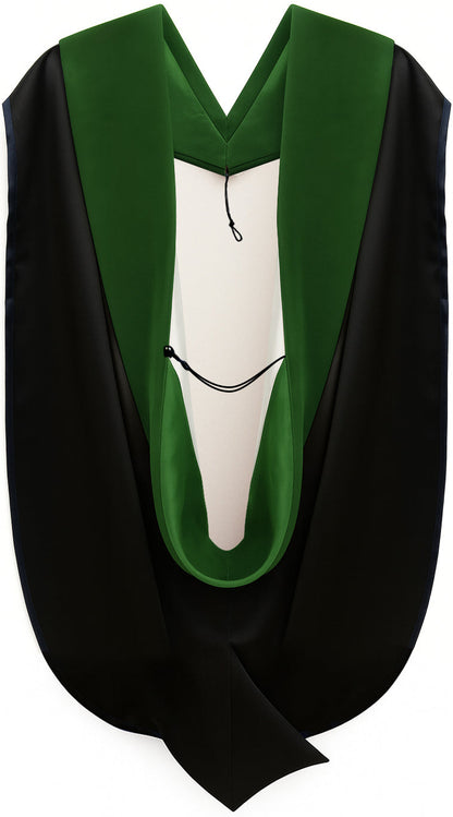 Doctor of Medicine Hood - Kelly Green & White