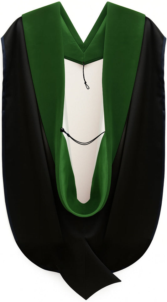 Doctor of Medicine Hood - Kelly Green & White