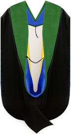 Doctor of Medicine Hood - Royal Blue & Gold