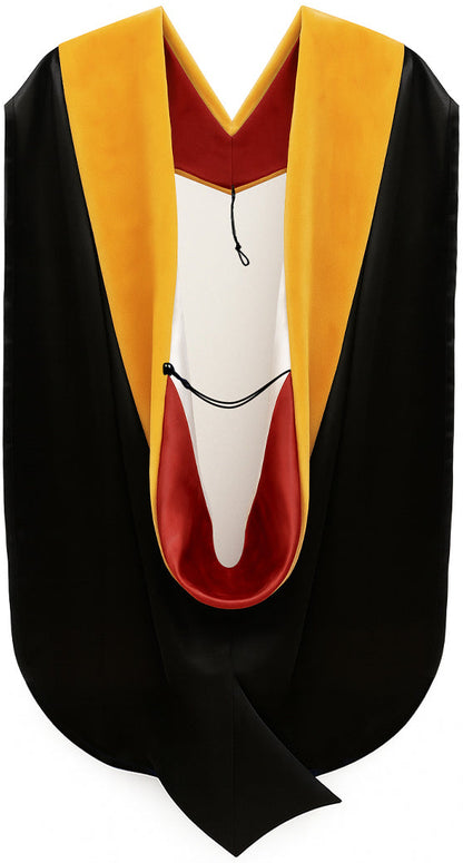 Doctor of Science Hood - Red & White