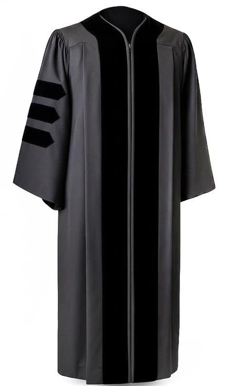 Classic Doctoral Graduation Tam & Gown - Academic Regalia