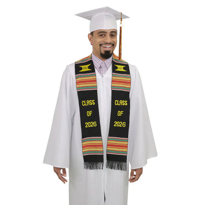 Class of 2025/2026 Kente Graduation Sash/Stole