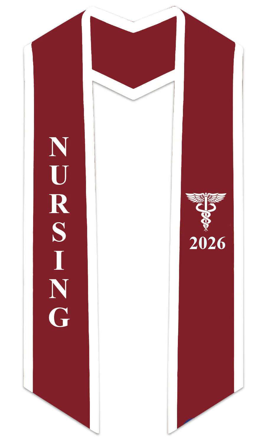 2026 Nursing Graduation Stole with Trim