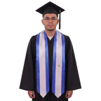 **Nicaragua international graduation stole featuring the Nicaraguan flag, worn as a sash for commencement**
