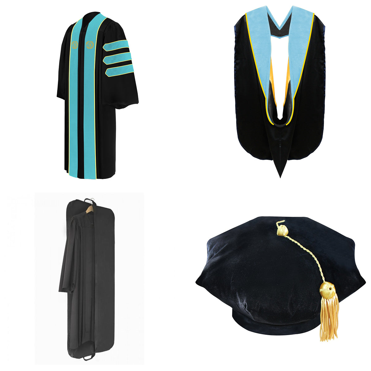 Deluxe Doctoral Academic Gown, Hood and Tam Package - CSULB ...