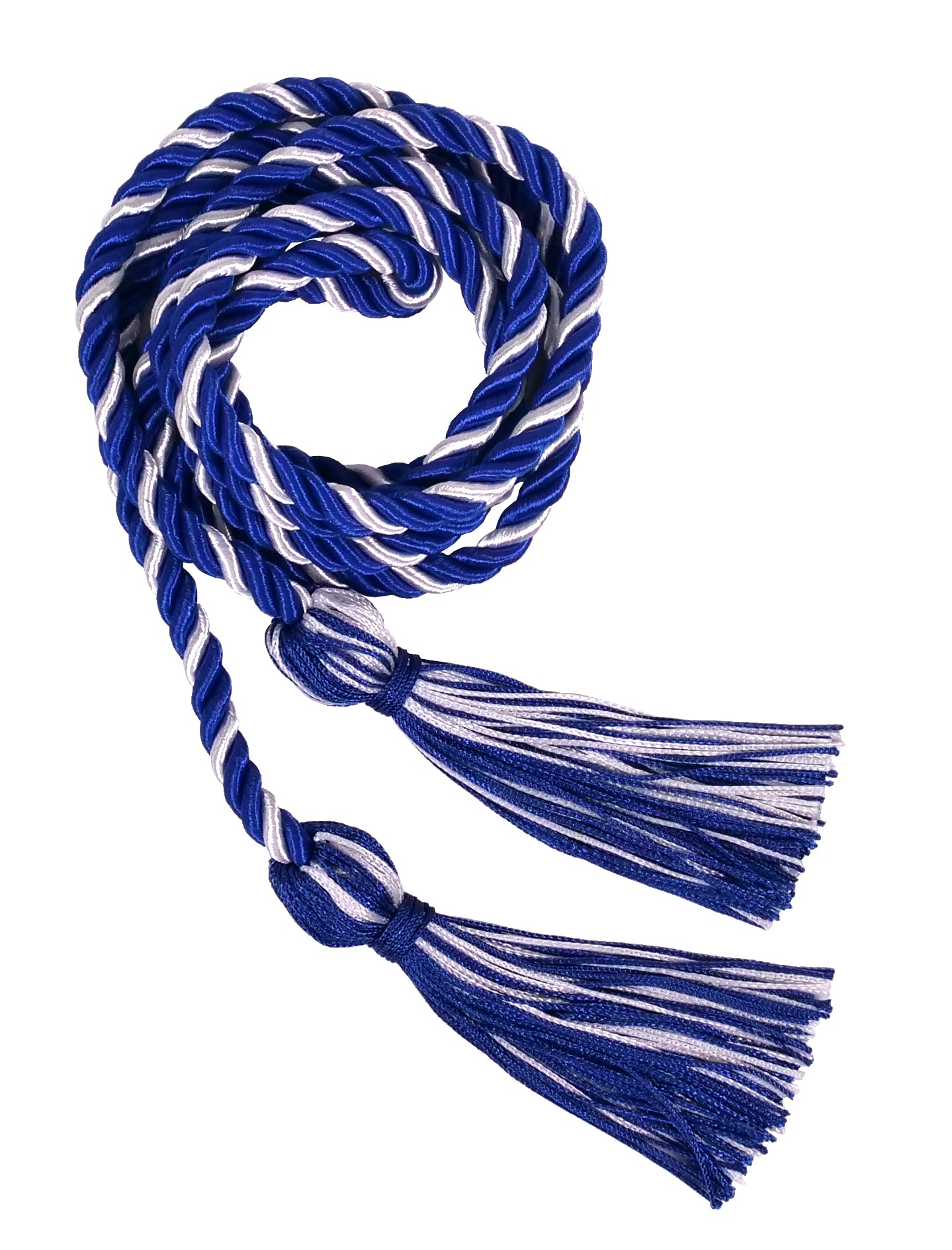 Royal Blue and White Two Color Graduation Honor Cord – Graduation Attire
