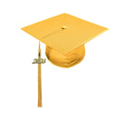 Shiny Antique Gold High School Graduation Cap & Gown