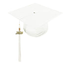 Shiny White Bachelors Cap & Gown - College & University