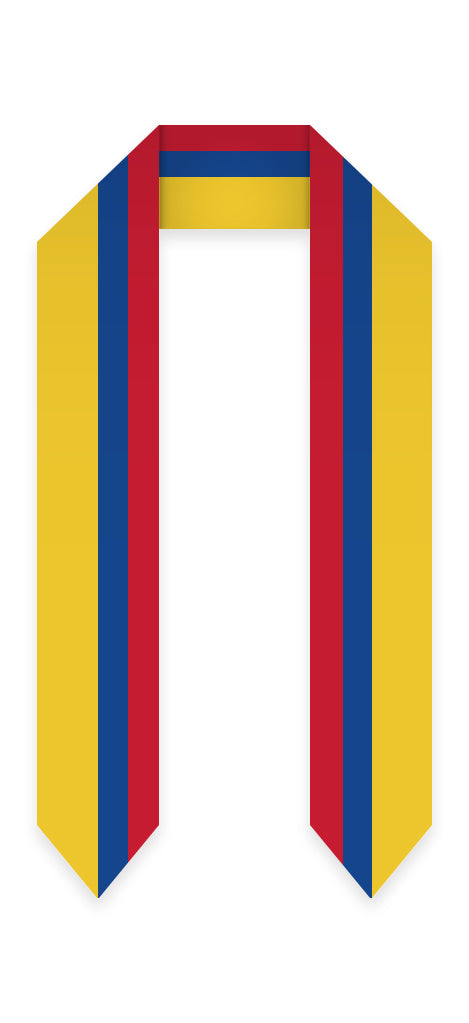 Colombia Graduation Stole -  Colombia Flag Sash