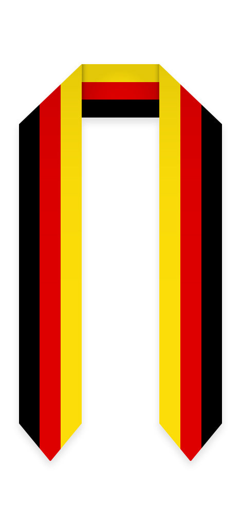 German Graduation Stole - German Flag Sash – Graduation Attire