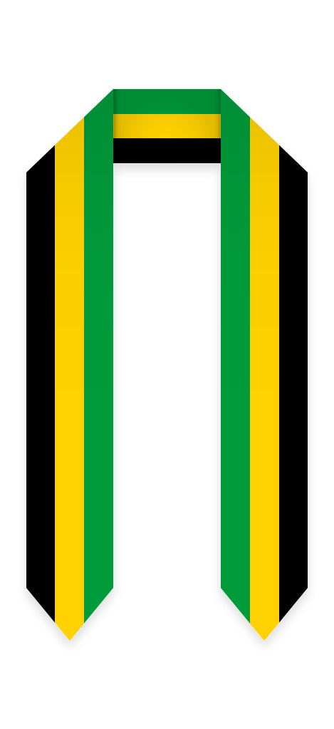 Jamaica Graduation Stole -  Jamaican Flag Sash
