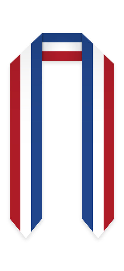 Netherlands Graduation Stole -  Netherlands Flag Sash
