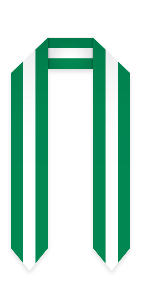 Nigeria Graduation Stole - Nigeria Flag Sash