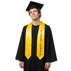 Student Council Class Officer graduation stole, honor sash for high school and college commencement ceremony
