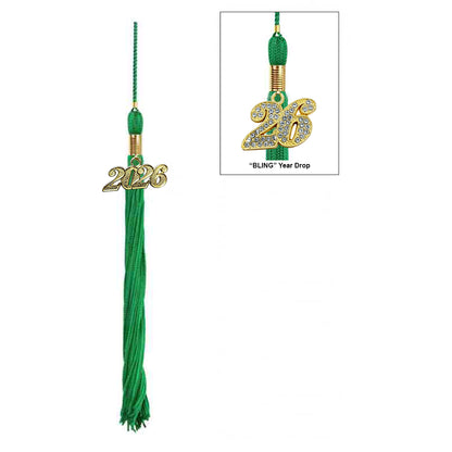 Eco-Friendly Emerald Green High School Graduation Cap & Gown