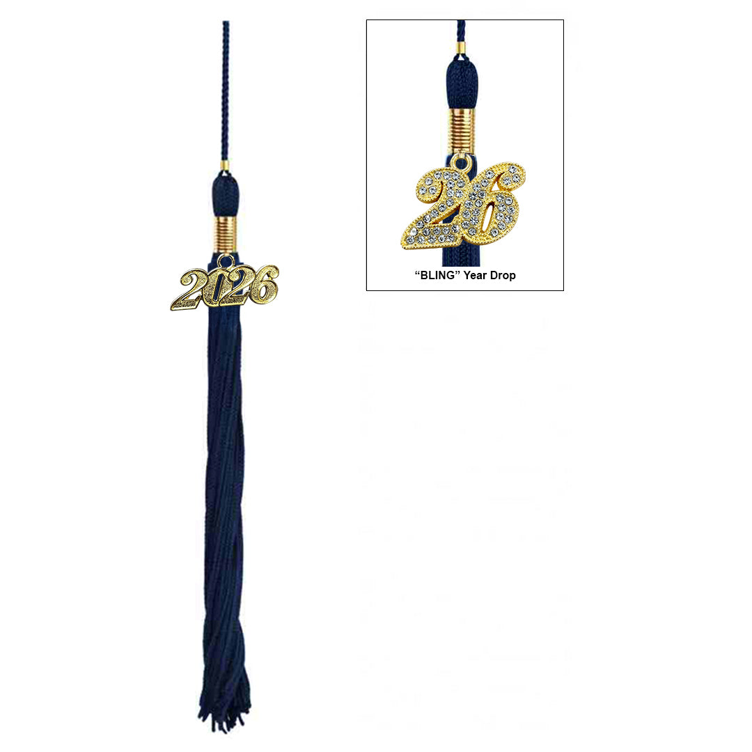 Shiny Navy Blue Bachelors Cap & Gown - College & University