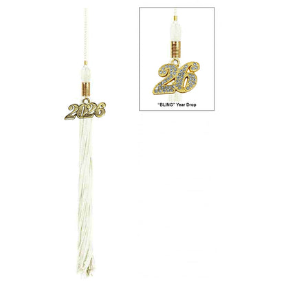 Child Shiny White Graduation Cap & Gown - Preschool & Kindergarten