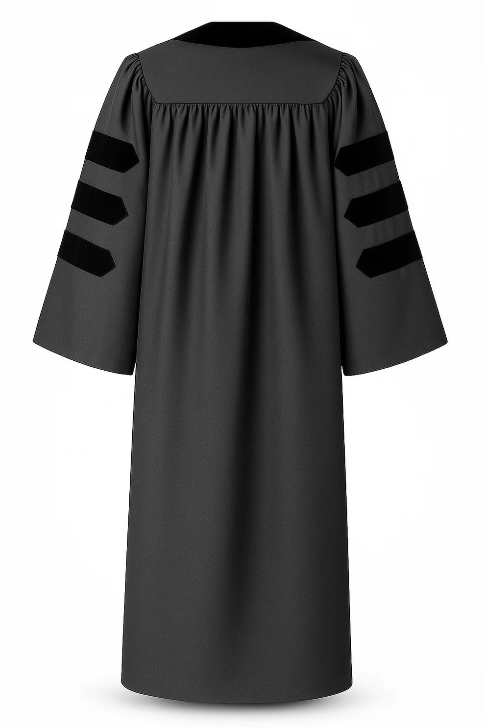Classic Doctoral Graduation Cap & Gown - Academic Regalia