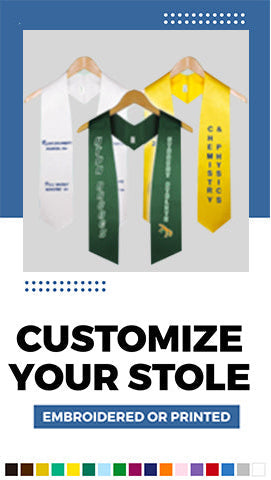 eskortere distrikt Kro On-Sale Graduation Stoles - College & High School Stoles – Graduation Attire