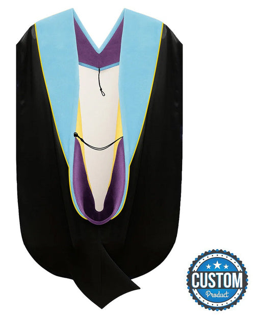 Deluxe Doctoral Graduation Custom Hood - Academic Regalia