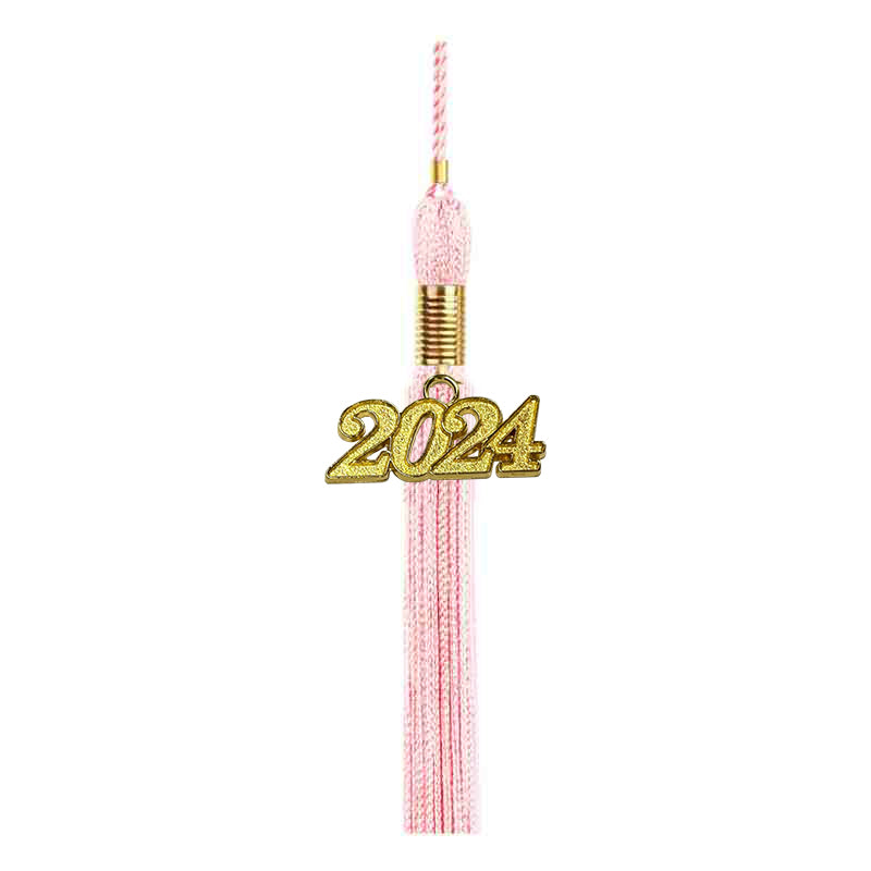 Shiny Pink High School Cap & Tassel - Graduation Caps