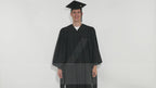Deluxe Masters Graduation Cap and Gown - Academic Regalia