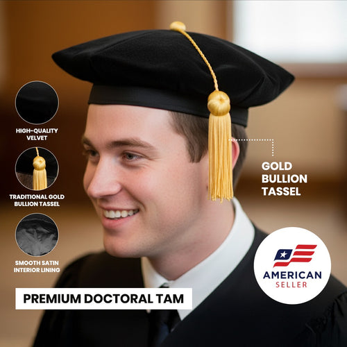 4 Sided Doctoral Tam - Graduation Faculty Regalia