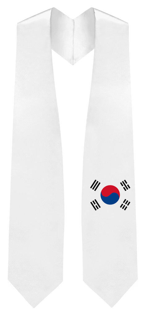 Korea Graduation Stole - South Korean Flag Sash