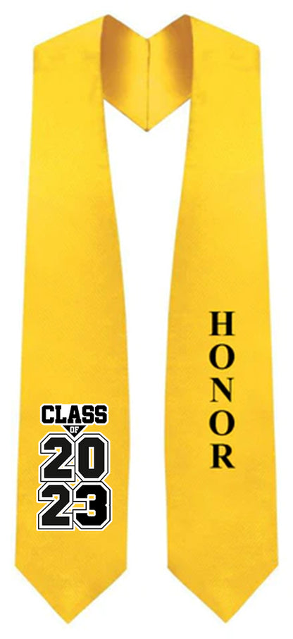Gold Honors Stole for Graduation