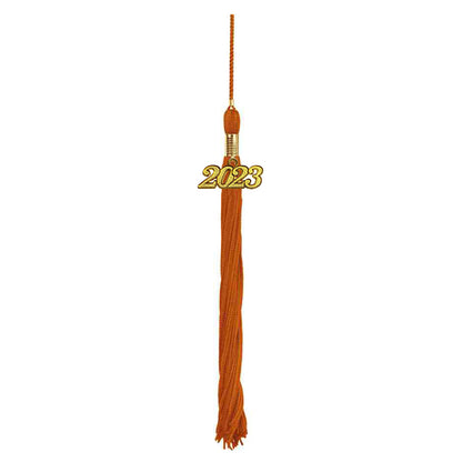 Shiny Orange High School Cap & Tassel - Graduation Caps