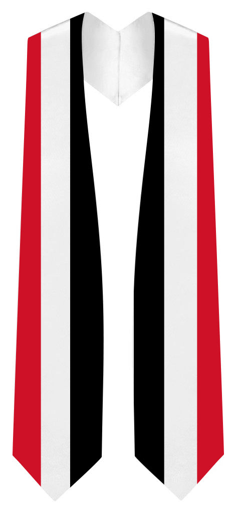 Yemen Graduation Stole - Yemen Flag Sash