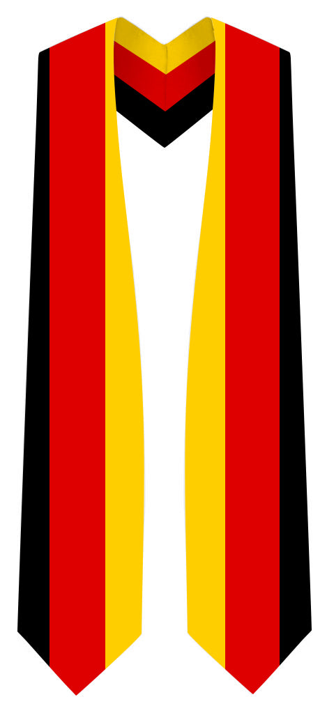 German Graduation Stole -  German Flag Sash