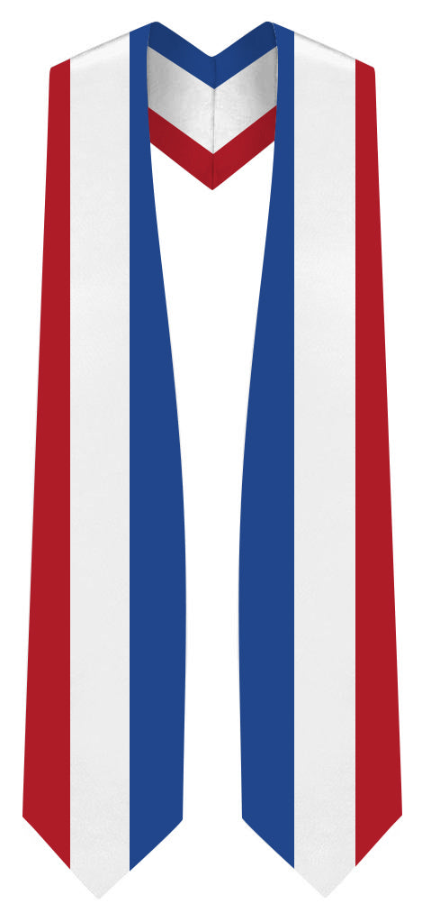 Netherlands Graduation Stole -  Netherlands Flag Sash