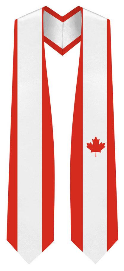 Canada Graduation Stole -  Canada Flag Sash