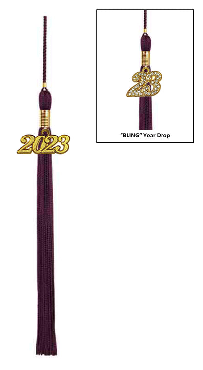 Child Matte Maroon Graduation Cap & Gown - Preschool & Kindergarten