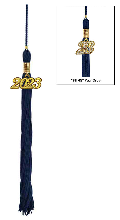 Child Matte Navy Blue Graduation Cap & Gown - Preschool & Kindergarten