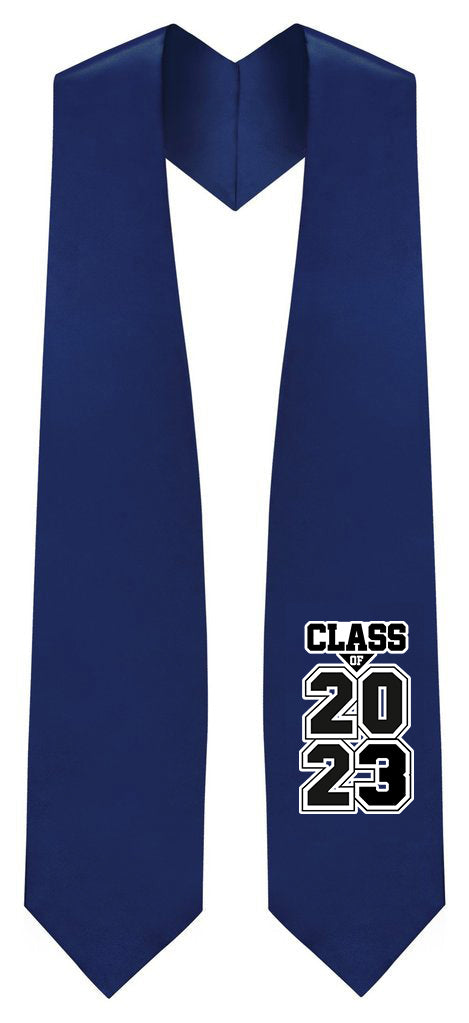 Navy "Class of 2023" Graduation Stole