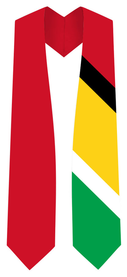 Guyana Graduation Stole -  Guyana Flag Sash