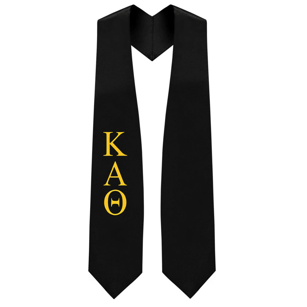 Kappa Alpha Theta Greek Lettered Stole – Graduation Attire