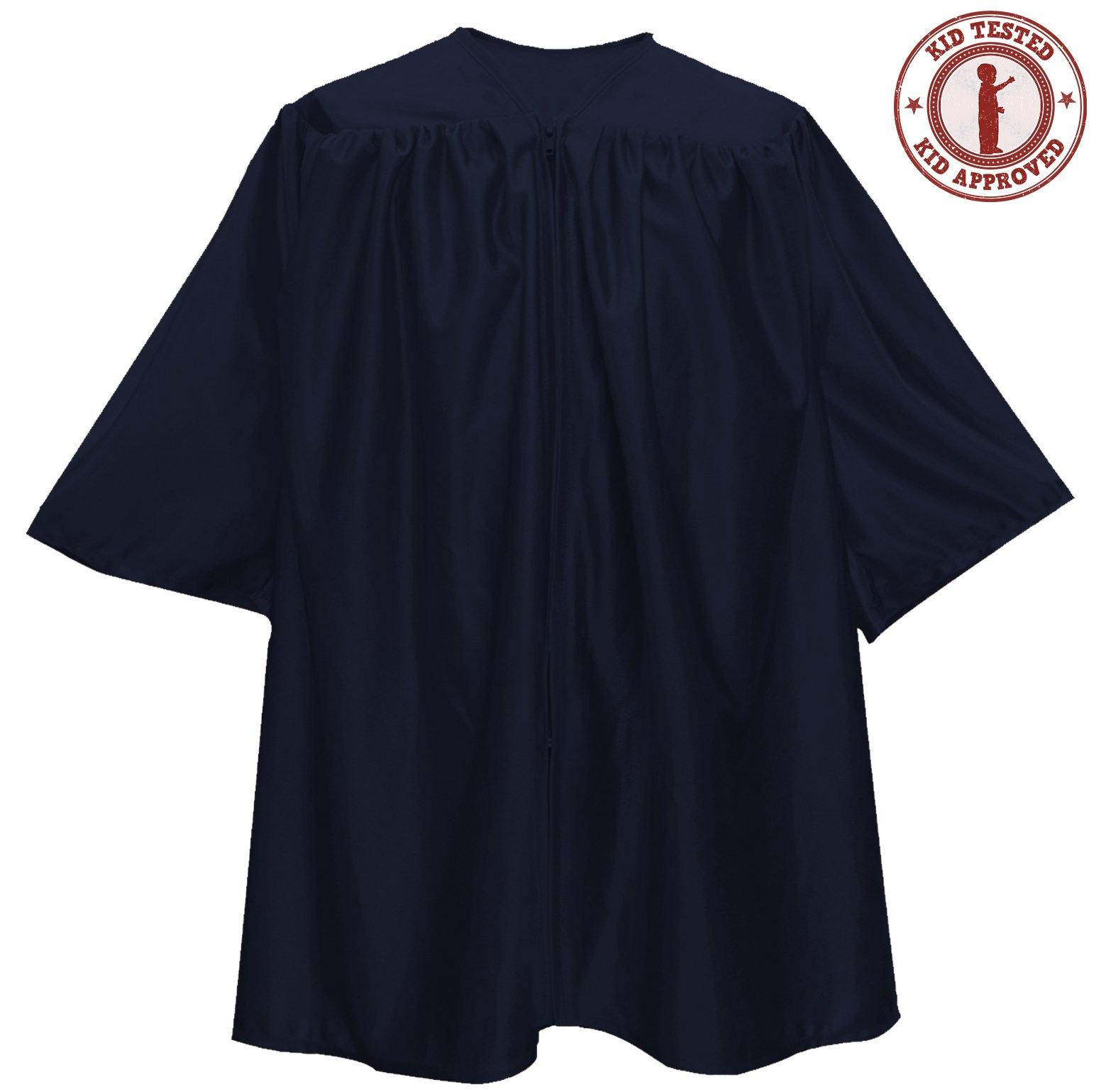 Child Navy Blue Graduation Gown - Preschool & Kindergarten Gowns - Graduation Attire