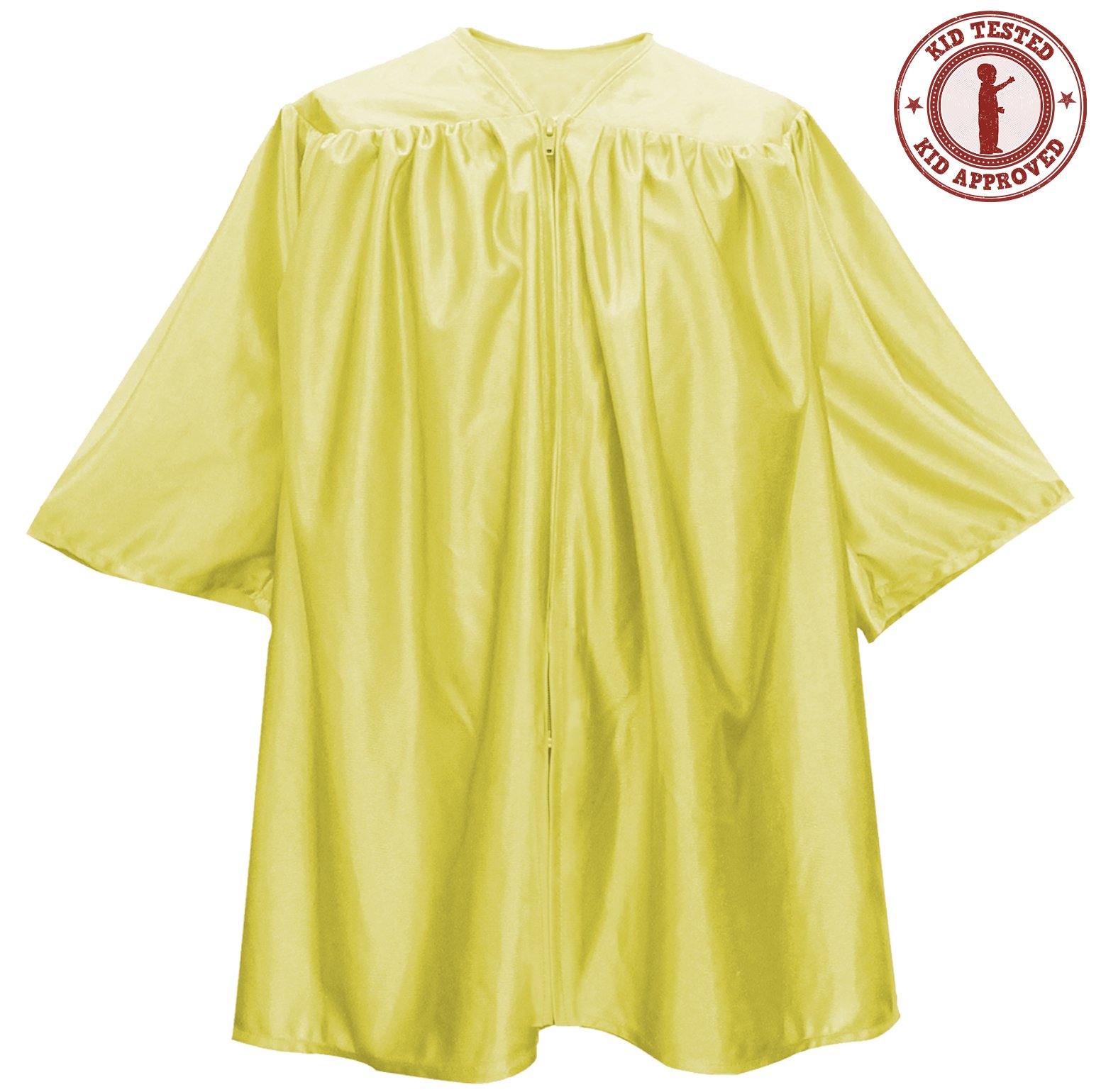 Child Shiny Gold Graduation Gown - Preschool & Kindergarten Gowns ...