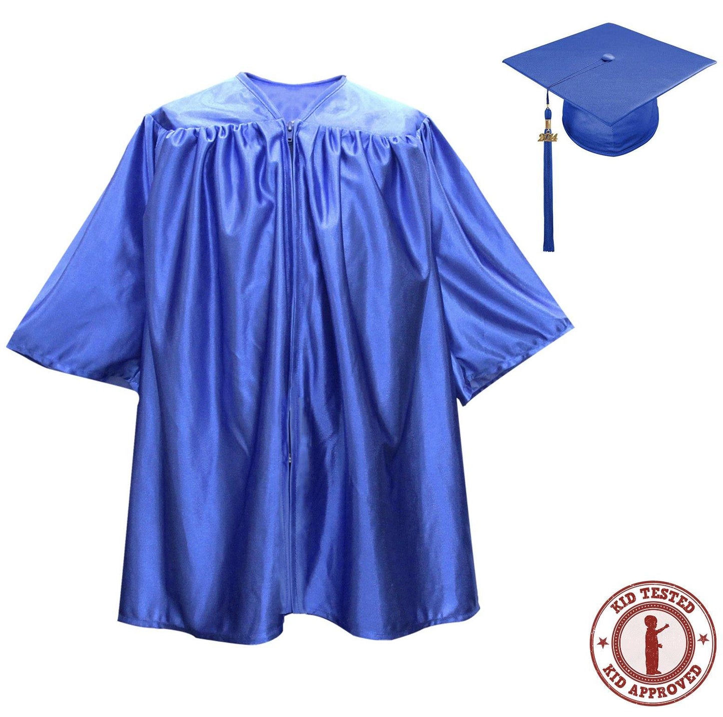 Child Royal Blue Graduation Cap & Gown - Preschool & Kindergarten - Graduation Attire