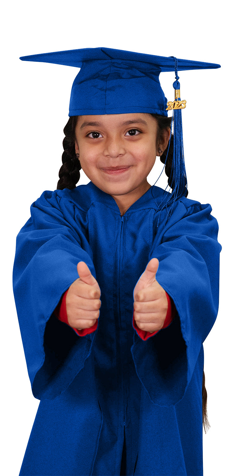 Matte Royal Blue High School Cap & Gown – Gradshop