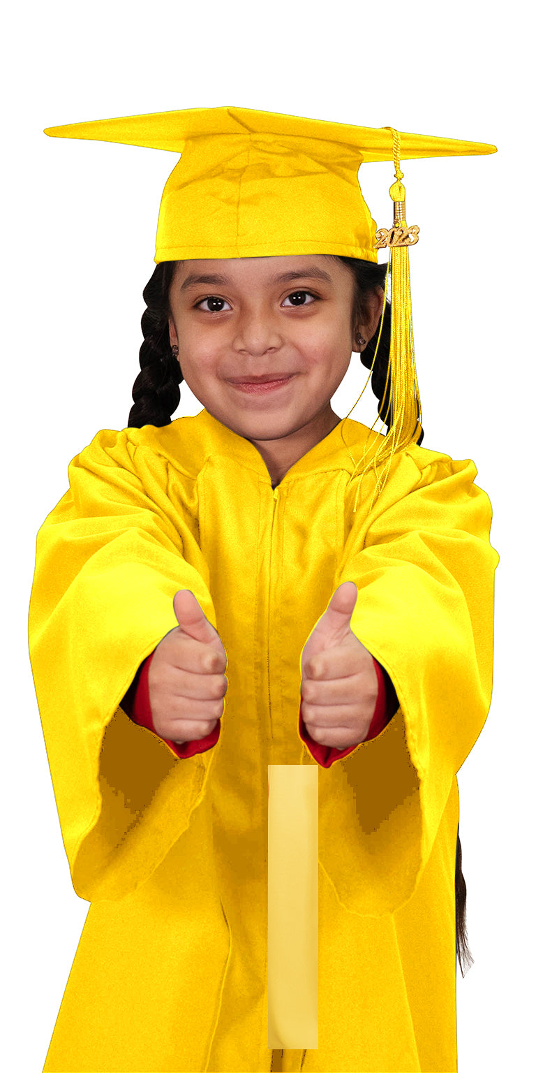 Premium Matte Graduation Cap,Gown & Tassel Package - 12 Colors Available
