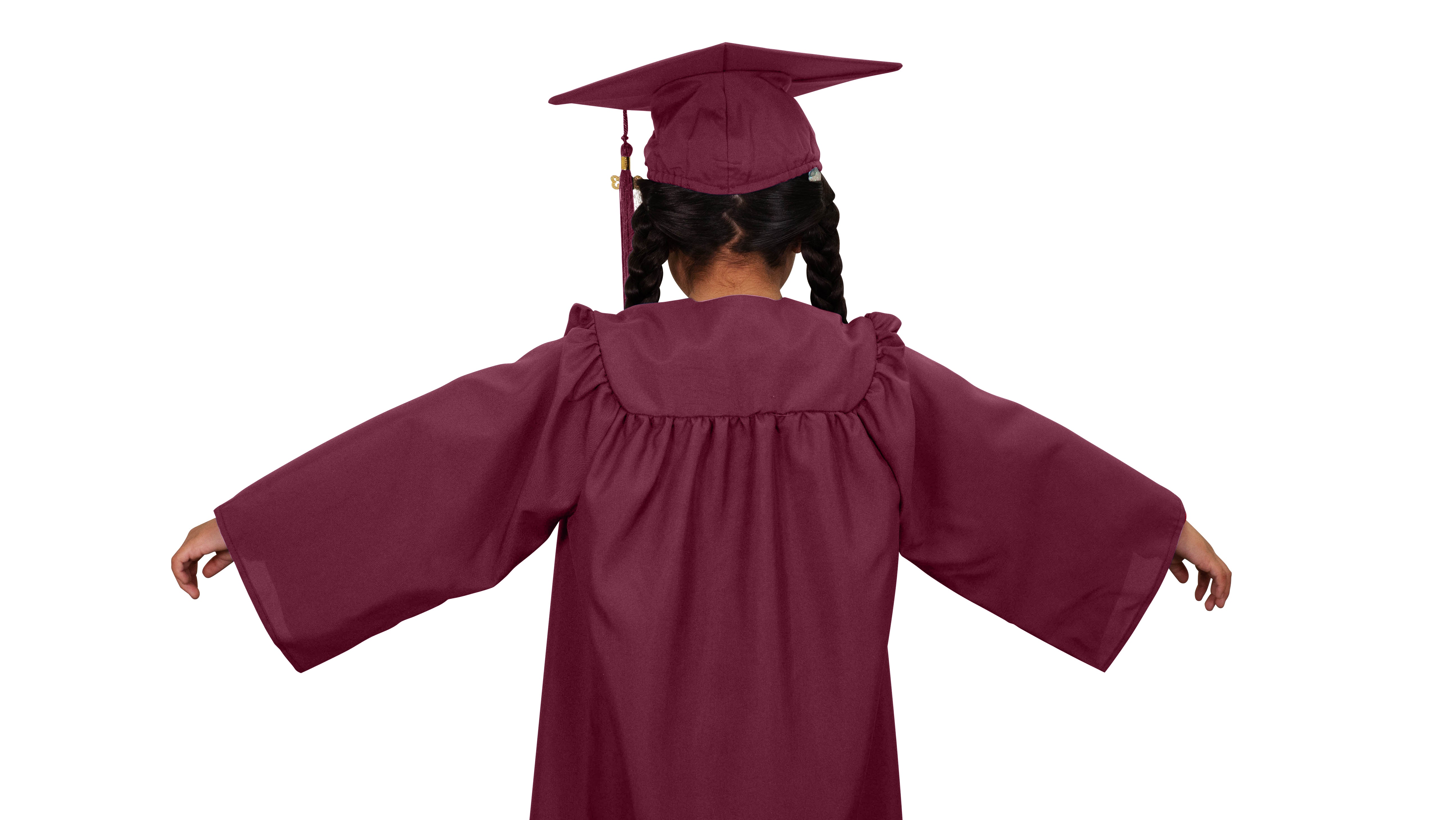 Child Matte Gold Graduation Cap & Gown - Preschool & Kindergarten – Graduation  Cap and Gown