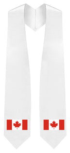 Canada Embroidered Patch Stole - Canada Flag Patch Sash