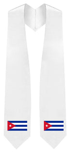 Cuba Embroidered Patch Stole - Cuba Flag Patch Sash