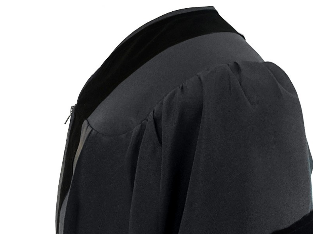 Classic Doctoral Graduation Gown - Academic Regalia - Graduation Attire