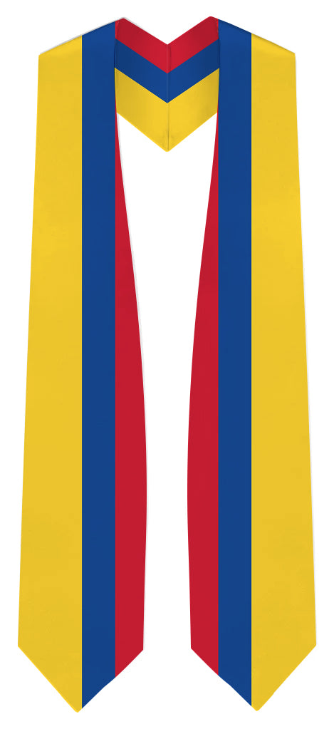 Colombia Graduation Stole -  Colombia Flag Sash